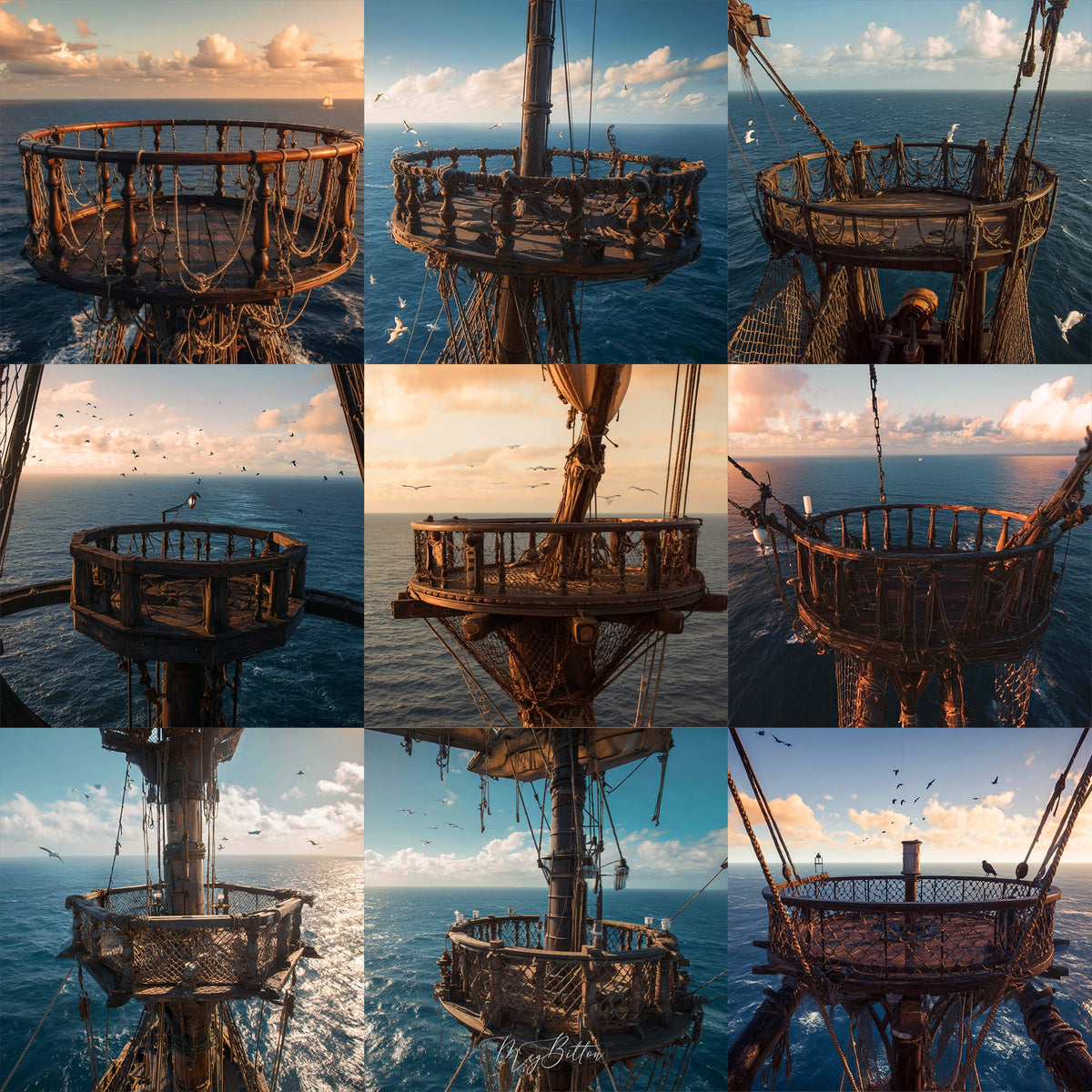 Crow's Nest Background Bundle