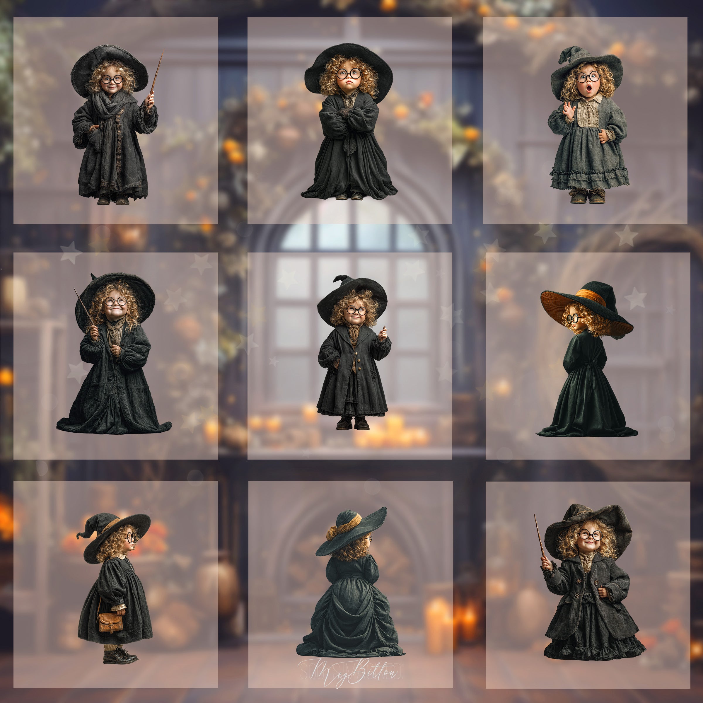 Magical Little Witch Model Overlays
