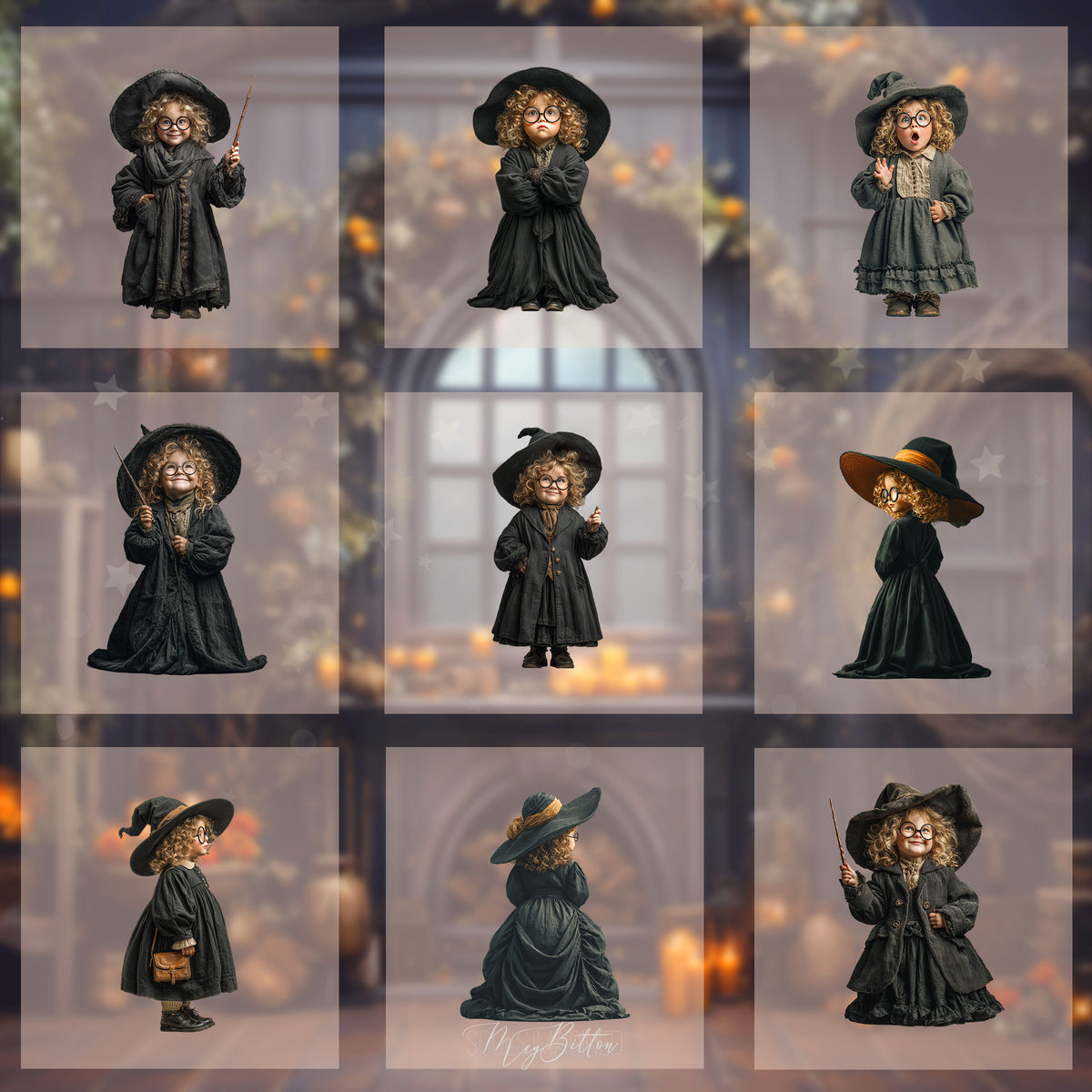 Magical Little Witch Model Overlays