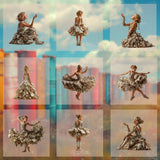 Magical Paper Dress Model Overlays