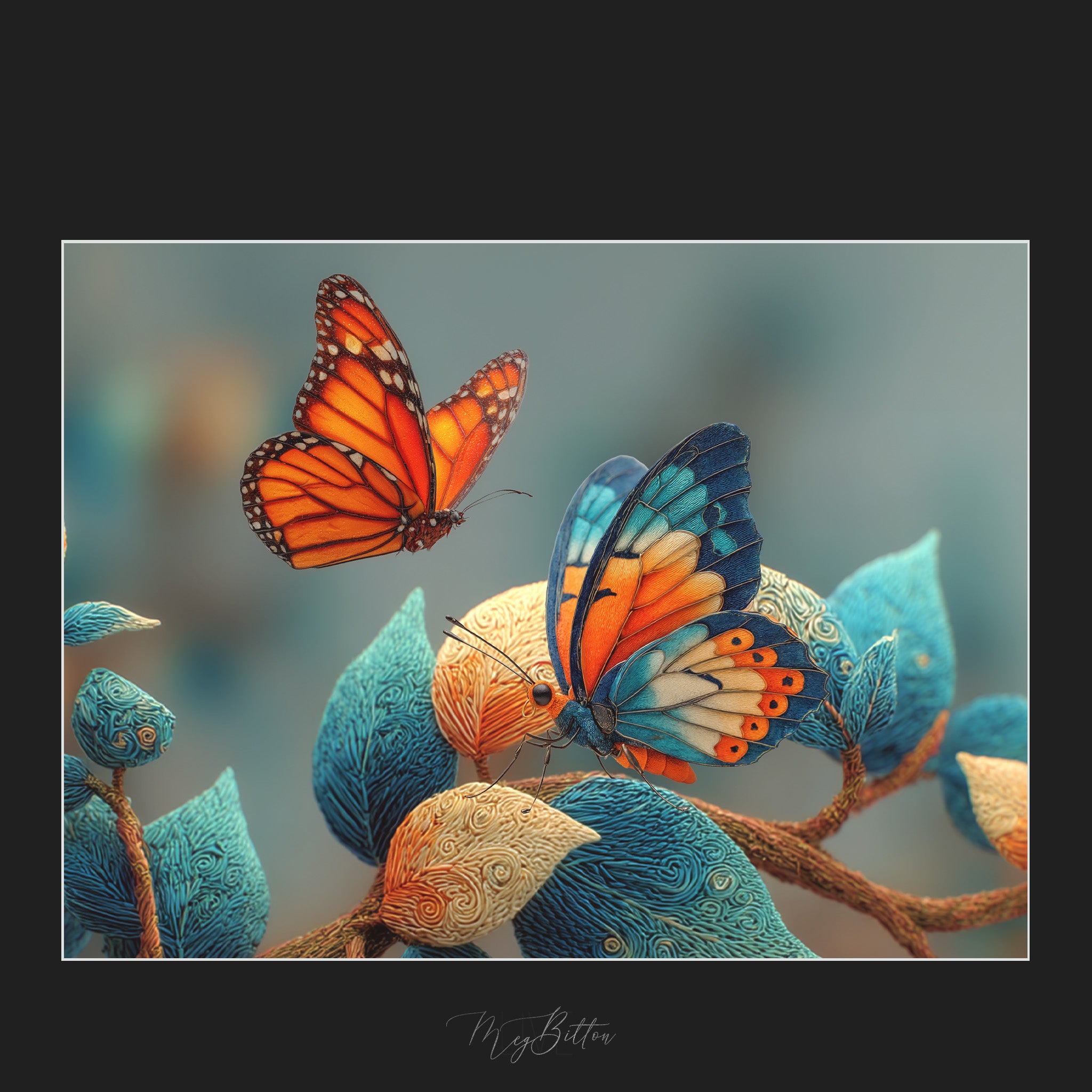 Magical Claymation Butterfly Overlays