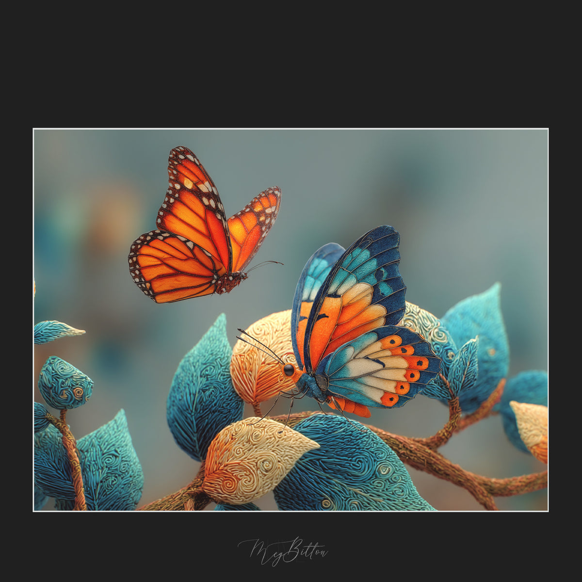 Magical Claymation Butterfly Overlays