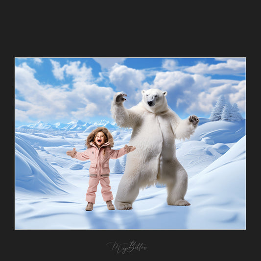 Magical Polar Bear Overlays - Meg Bitton Productions