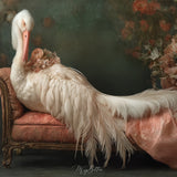 Digital Background: Feathered Elegance