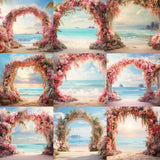 Ultimate Beach Wedding Arches Background Bundle