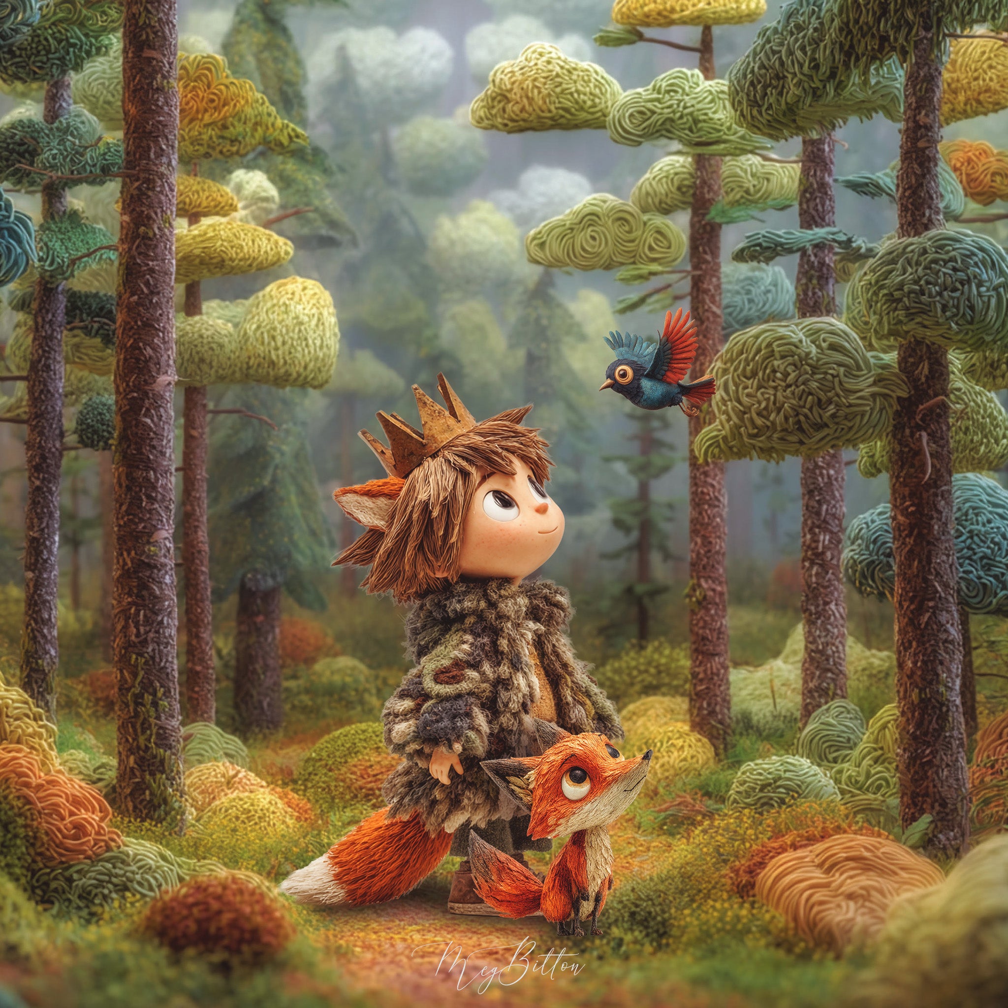 Claymation Kids Series: Forest Prince Asset Pack