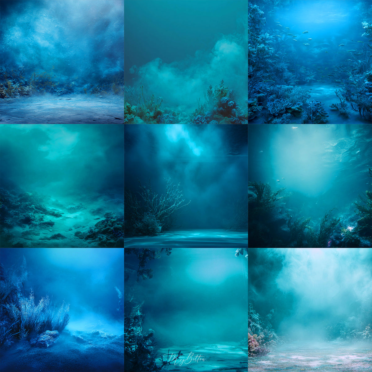 Ocean Floor Background Bundle