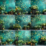 Lucky Florals Background Bundle