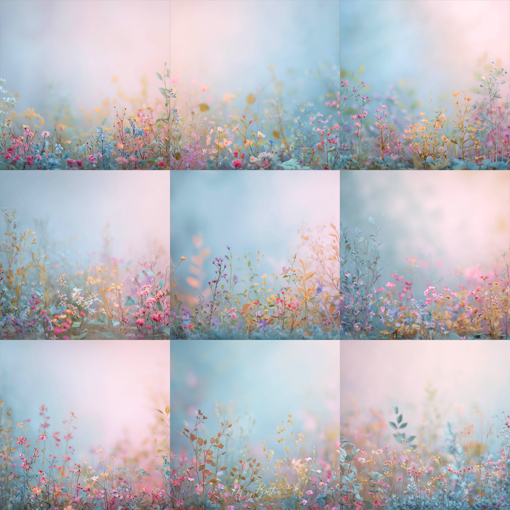 Hint of Spring Background Bundle