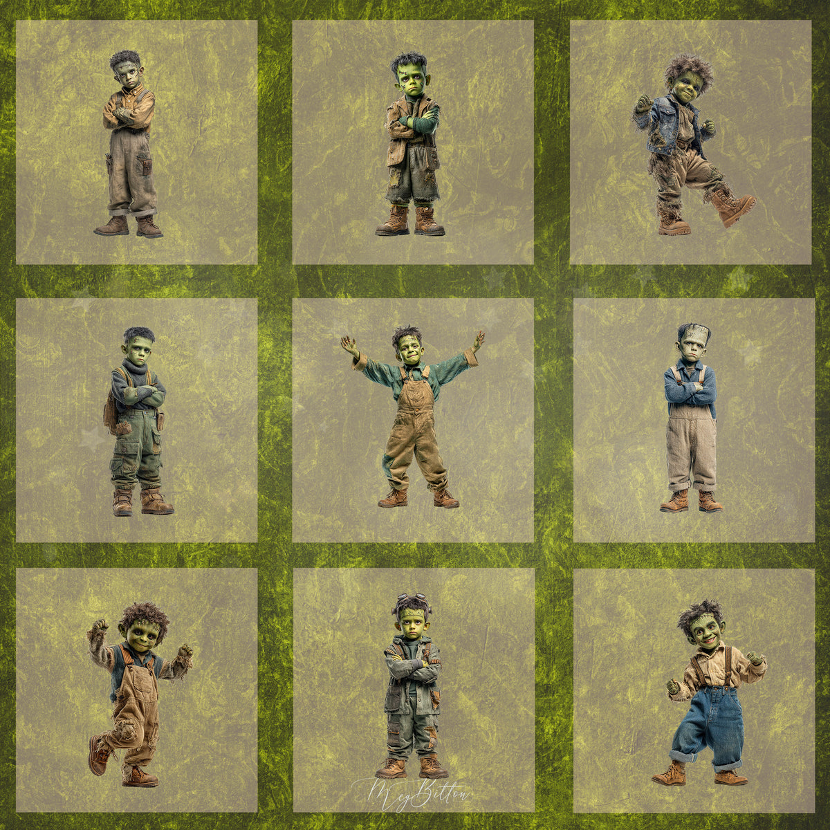 Magical Monster Frankie Model Overlays