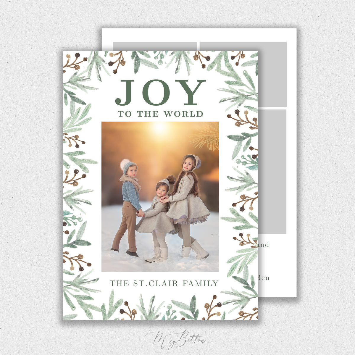 Christmas Card Template #11