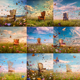 Butterfly Chair Background Bundle