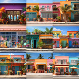 Ultimate Seaside Storefront Background Bundle