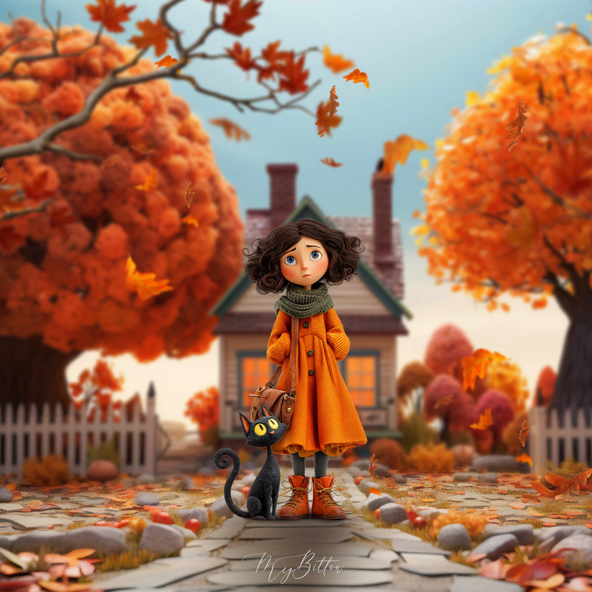 Simple Composite Creations: Claymation Kids Series Autumn House