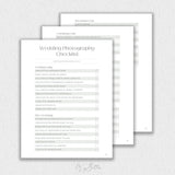 Wedding Checklist Template #1