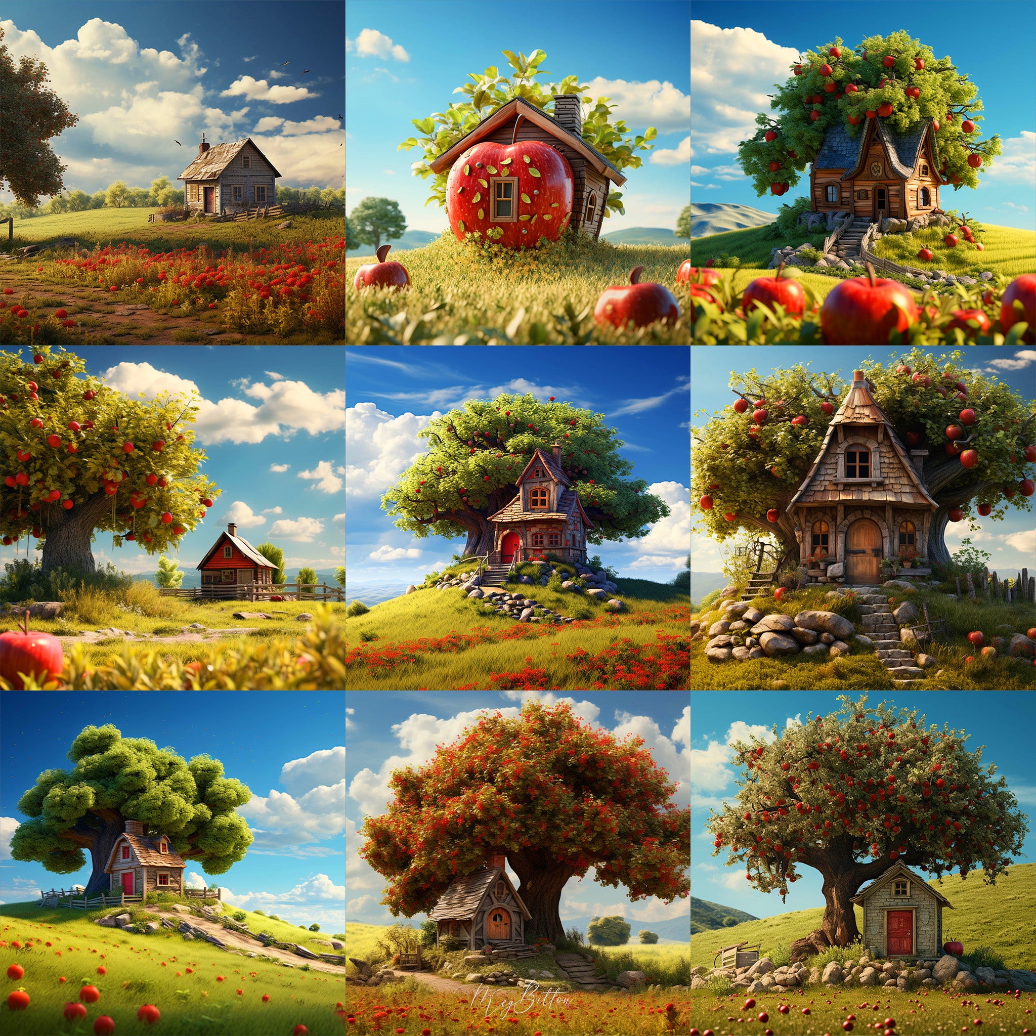 Ultimate Whimsical School House Background Bundle