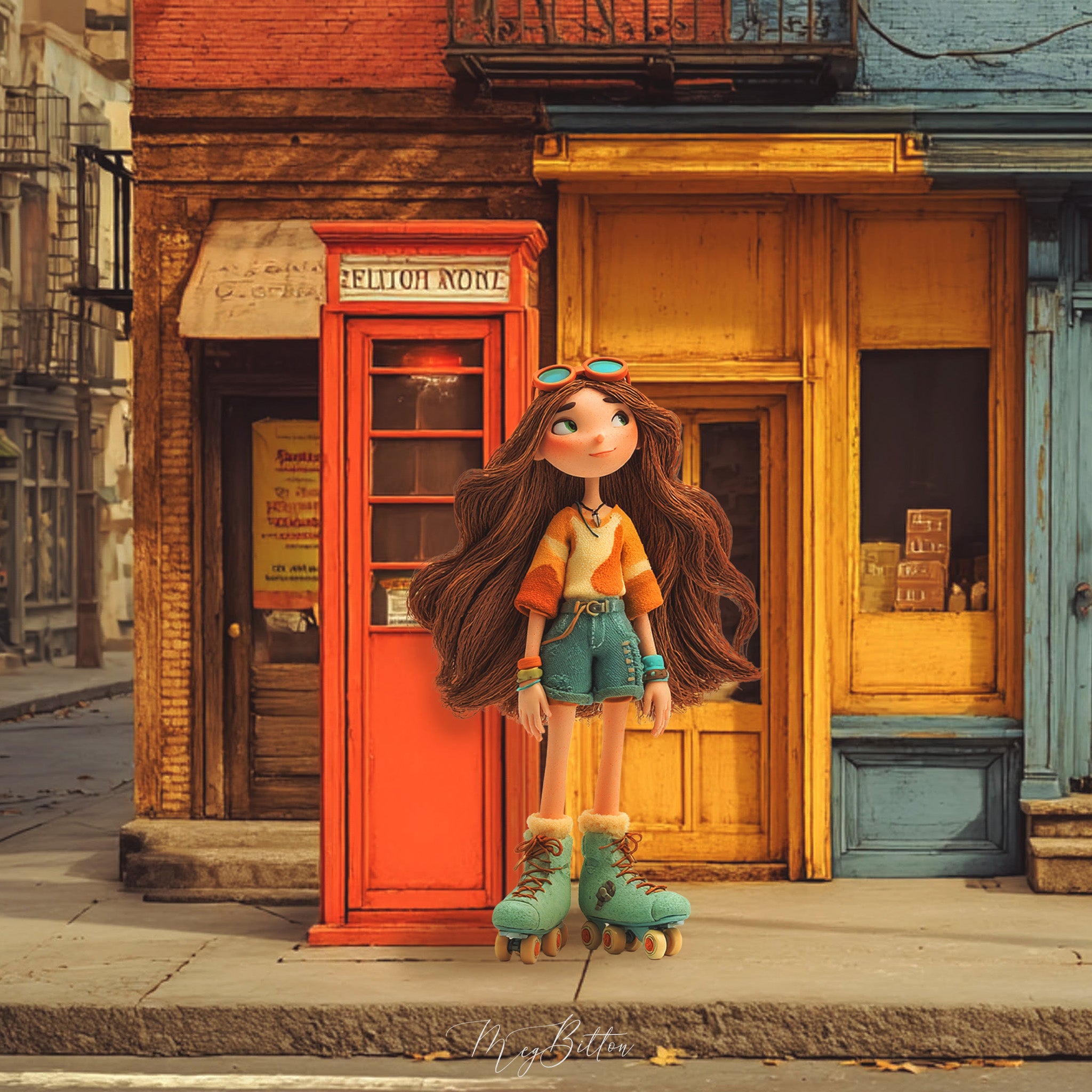 Claymation Kids Series: Retro Street Asset Pack