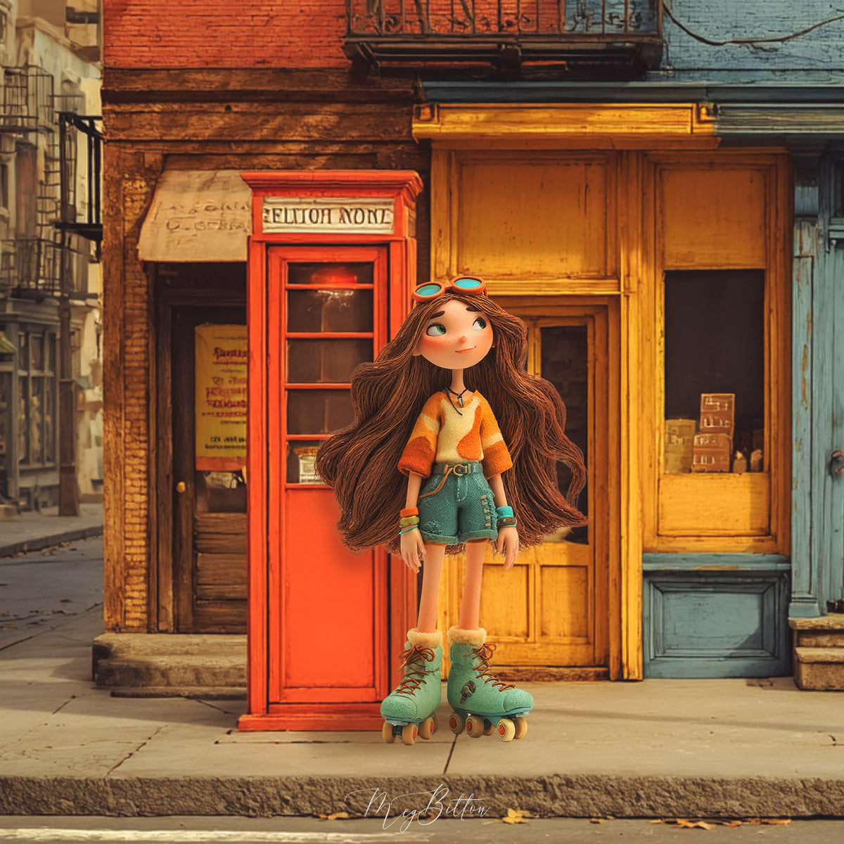 Claymation Kids Series: Retro Street Asset Pack