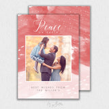 Watercolor Holiday Card Template