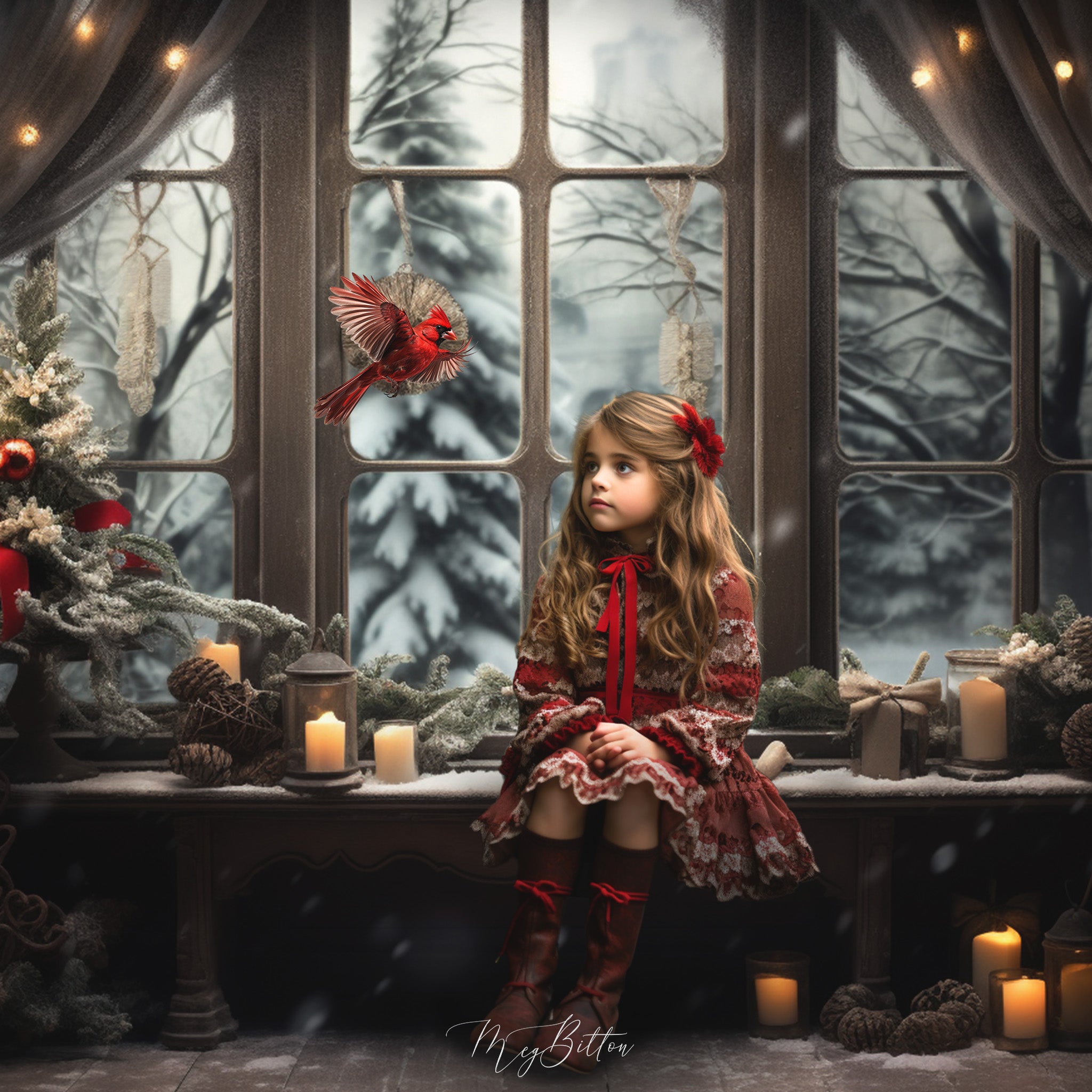 The Rustic Holiday Window Kit - Meg Bitton Productions