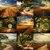 Ultimate Dirt Roads Background Bundle