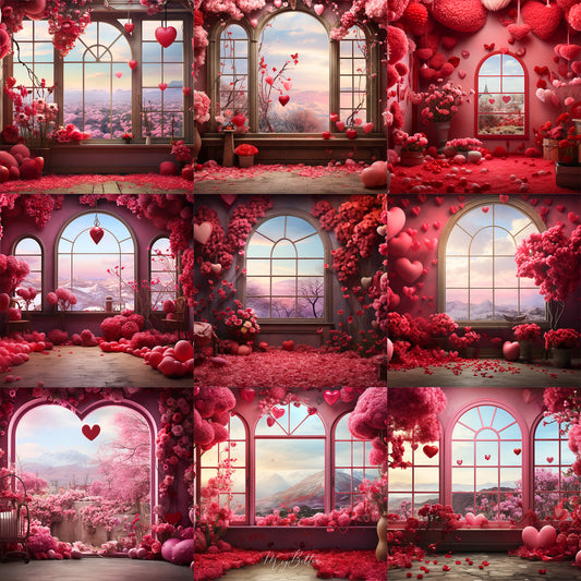 Ultimate Lovely Window Background Bundle - Meg Bitton Productions