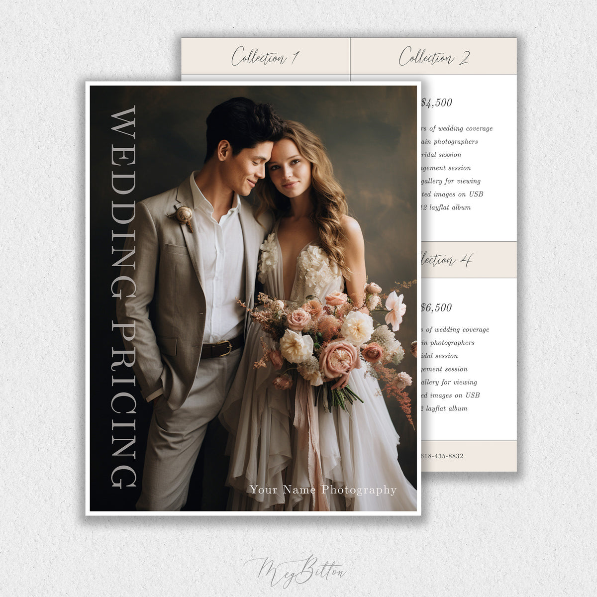 Wedding Pricing Guide Template #2