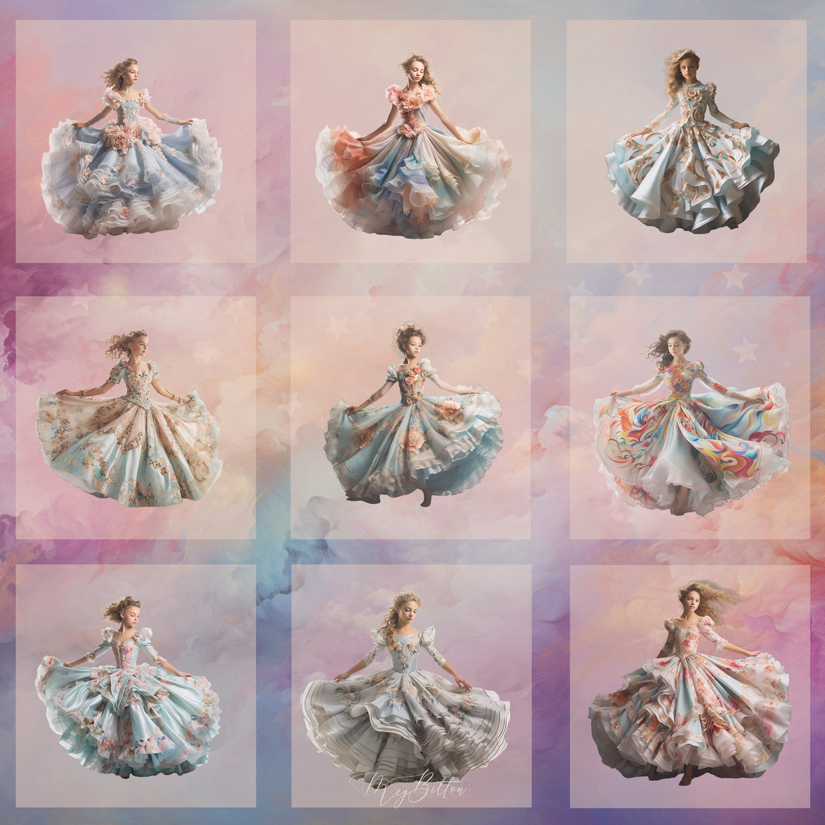 Magical Dancing Baroque Model Overlays – Meg Bitton Productions