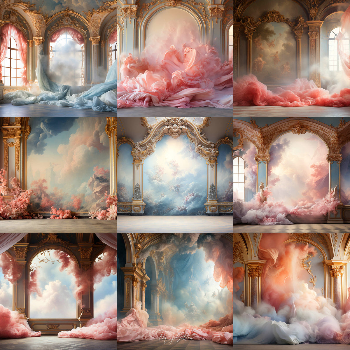 Ultimate Dreamy Baroque Background Bundle