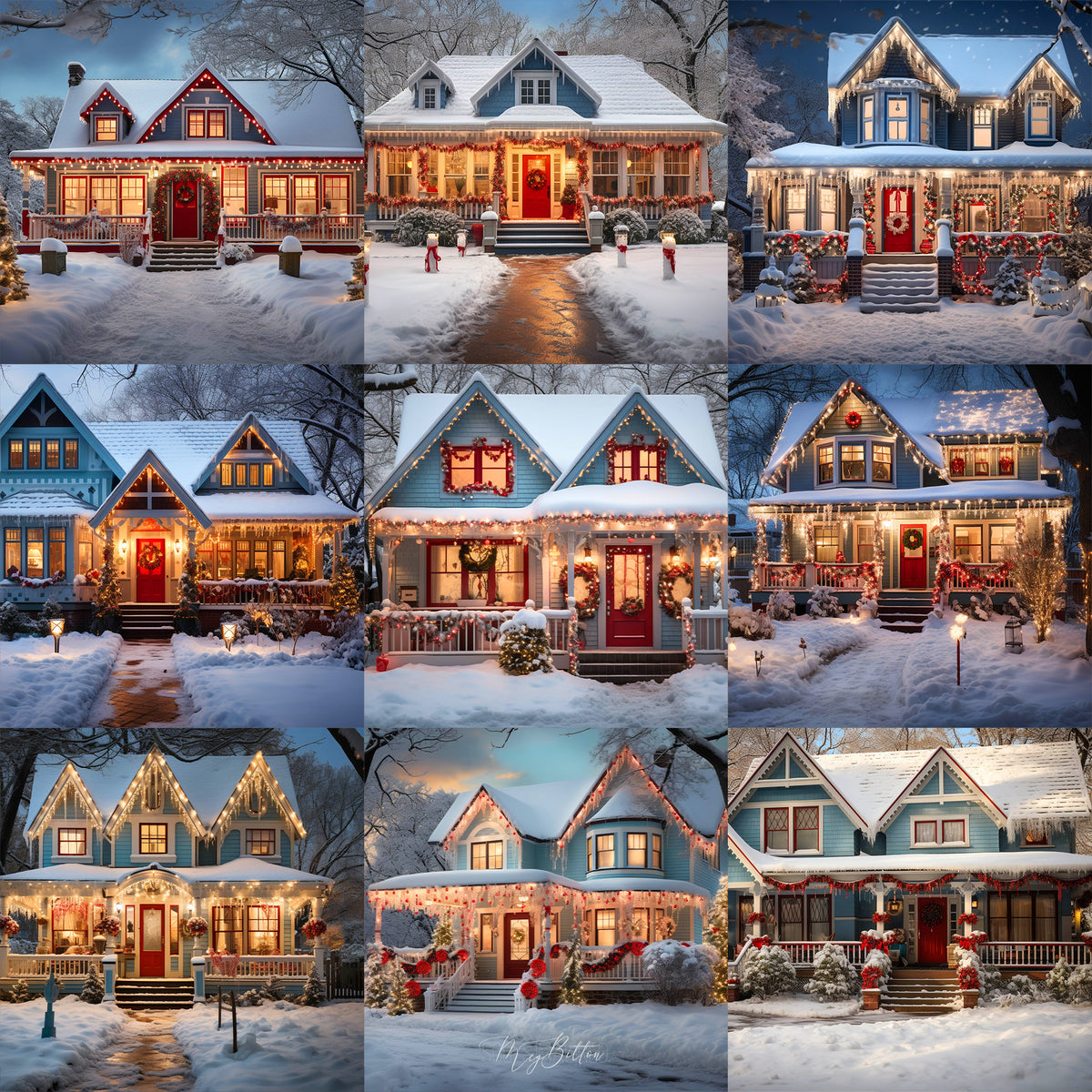 Holiday Home Background Bundle