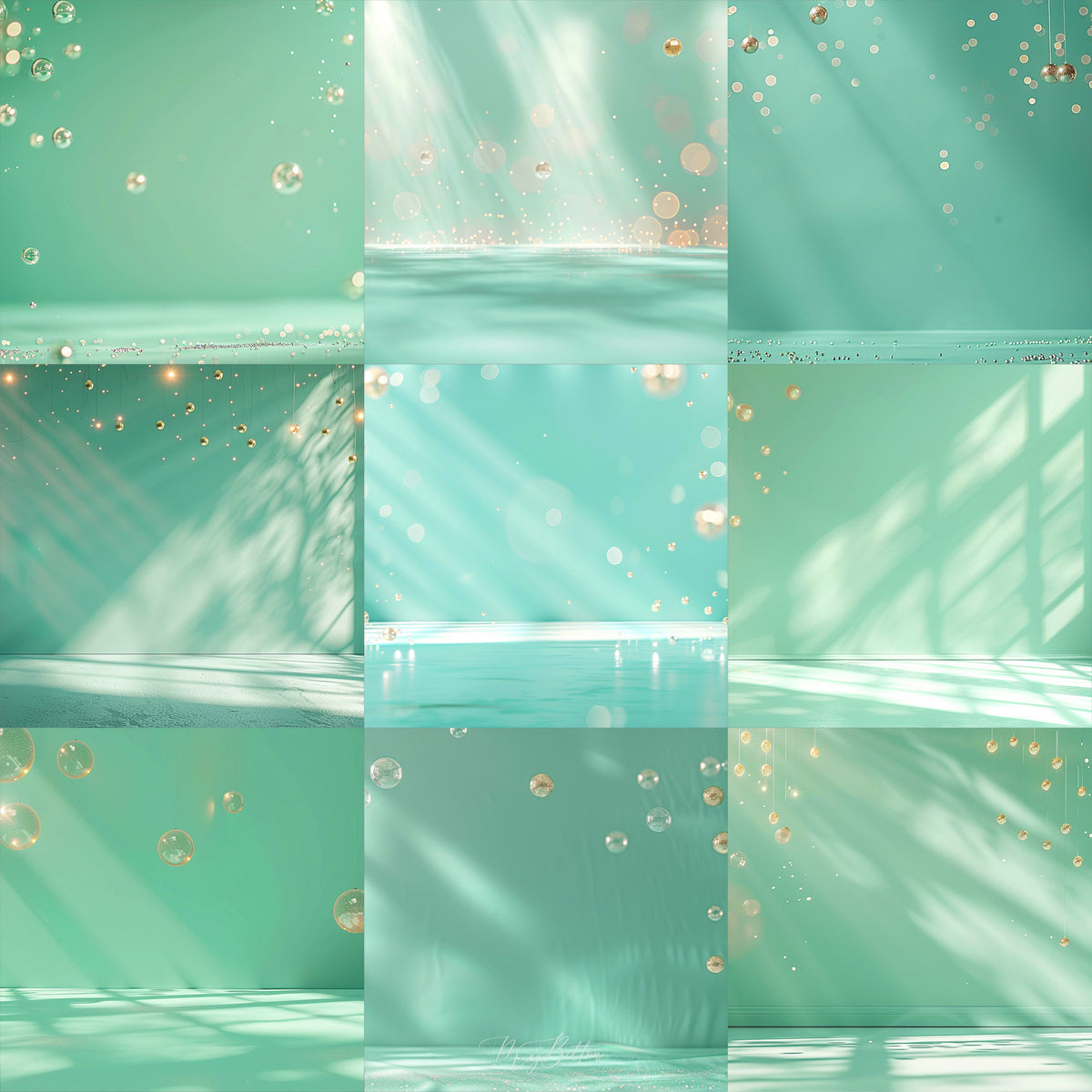 Mint Dream Studio Background Bundle