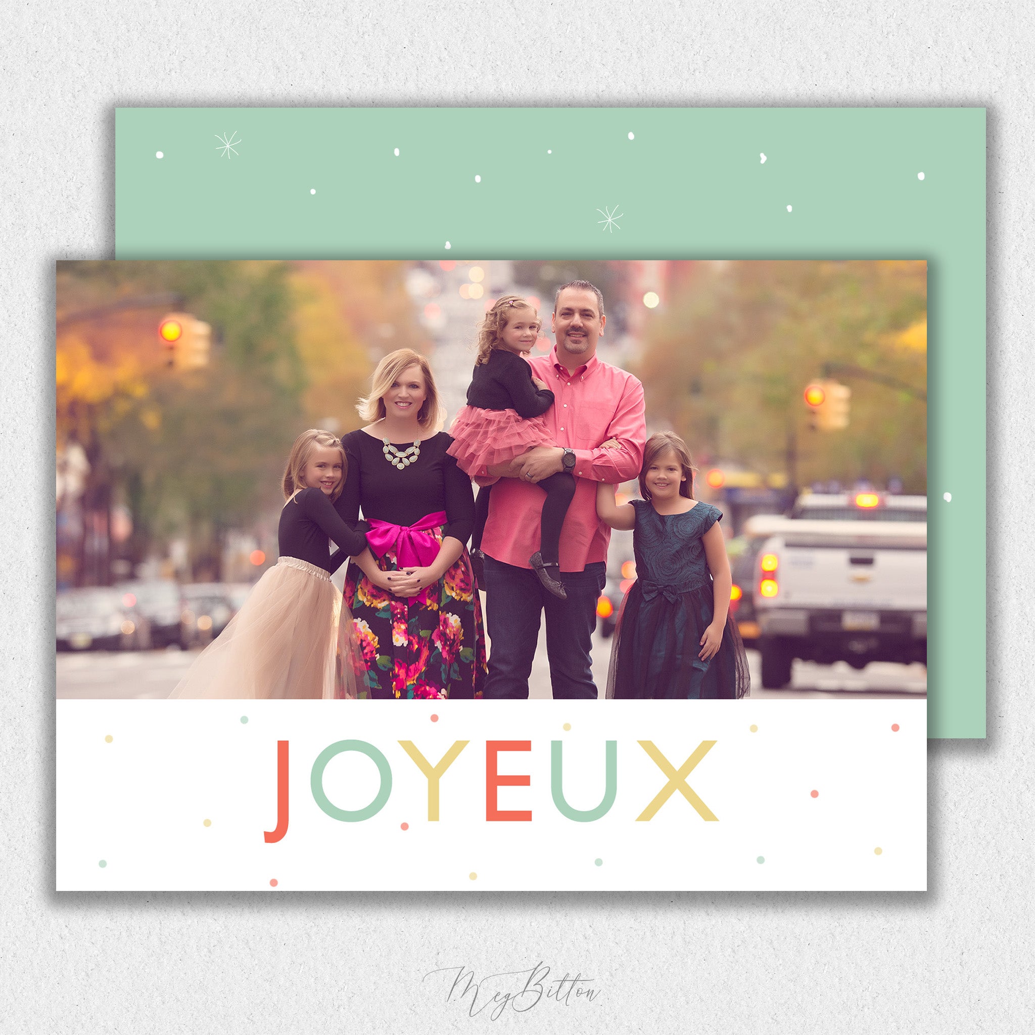 Joyeux Card Template