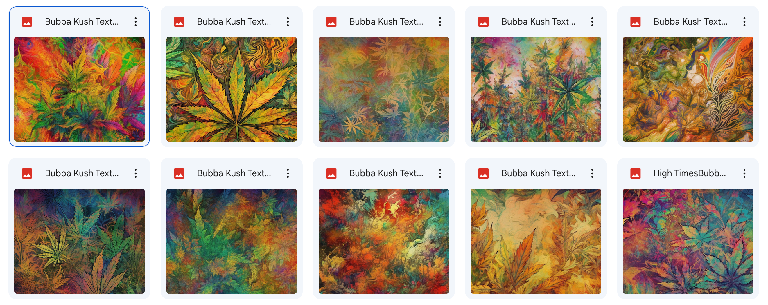 Magical Bubba Kush Textures - Meg Bitton Productions