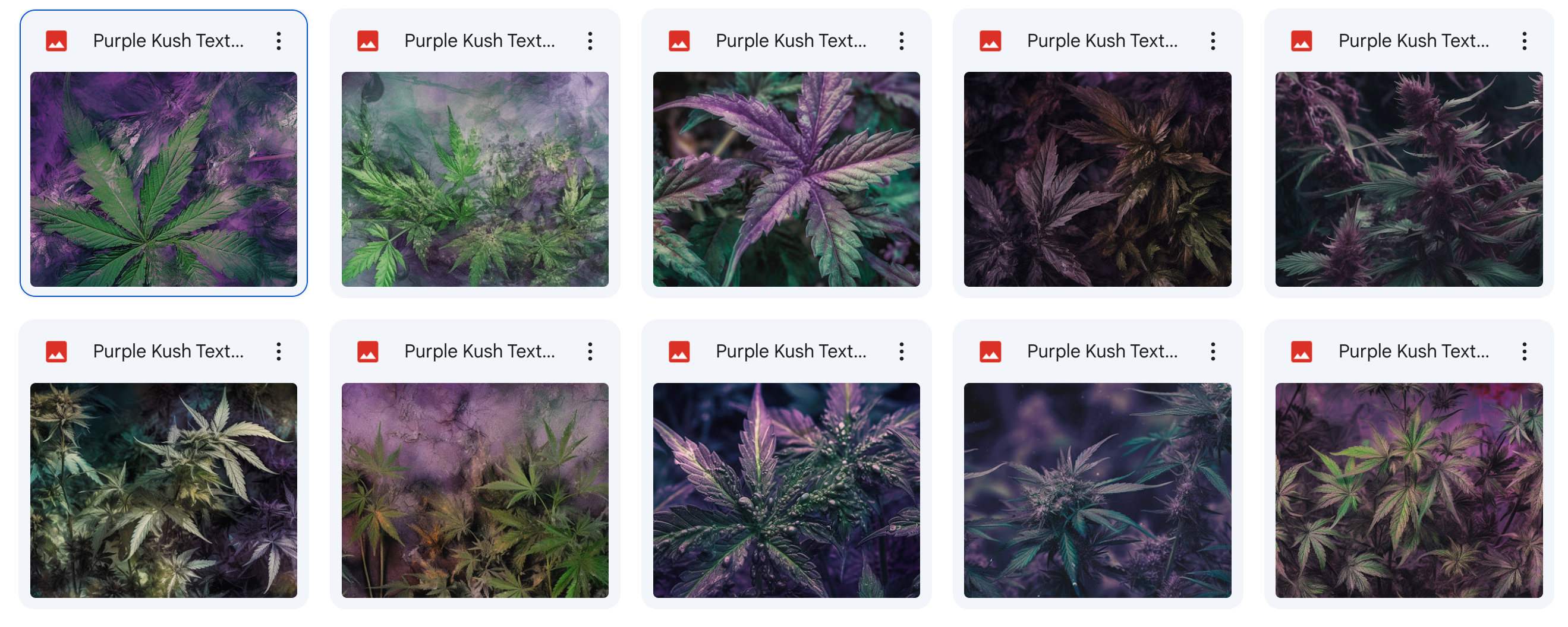 Magical Purple Kush Textures - Meg Bitton Productions