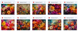 Magical Rainbow Floral Textures - Meg Bitton Productions