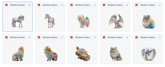 Magical Rainbow Creatures - Meg Bitton Productions