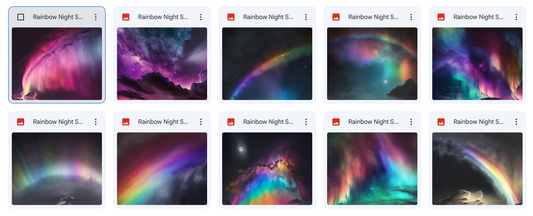 Magical Rainbow Night Skies - Meg Bitton Productions