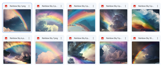 Magical Rainbow Skies - Meg Bitton Productions