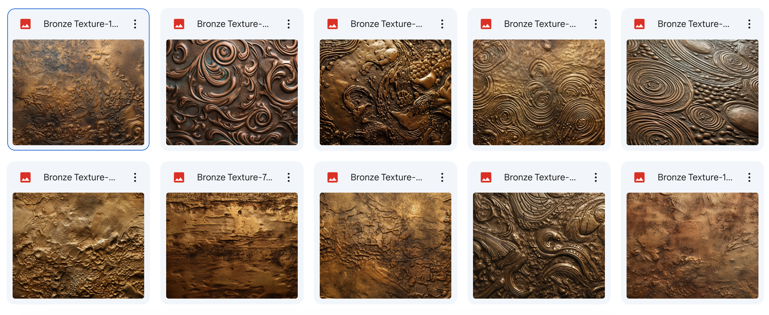 Magical Bronze Textures - Meg Bitton Productions