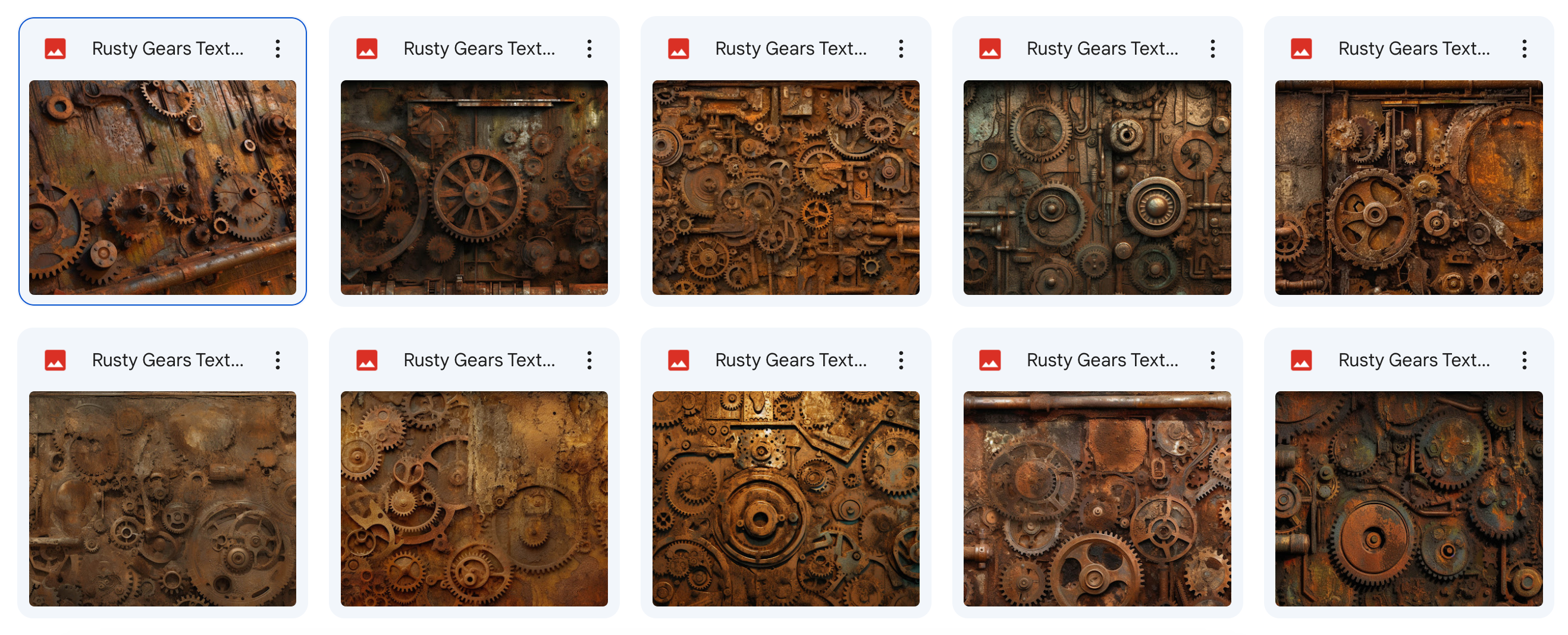 Magical Rusty Gear Textures - Meg Bitton Productions