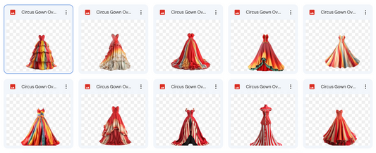 Magical Circus Gowns - Meg Bitton Productions