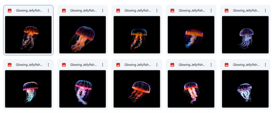 Magical Digital Overlays: Glowing Jellyfish - Meg Bitton Productions