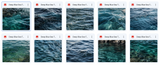 Magical Deep Blue Sea Textures - Meg Bitton Productions