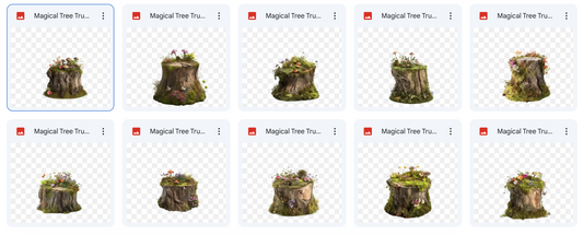 Magical Digital Overlays: Tree Trunks - Meg Bitton Productions