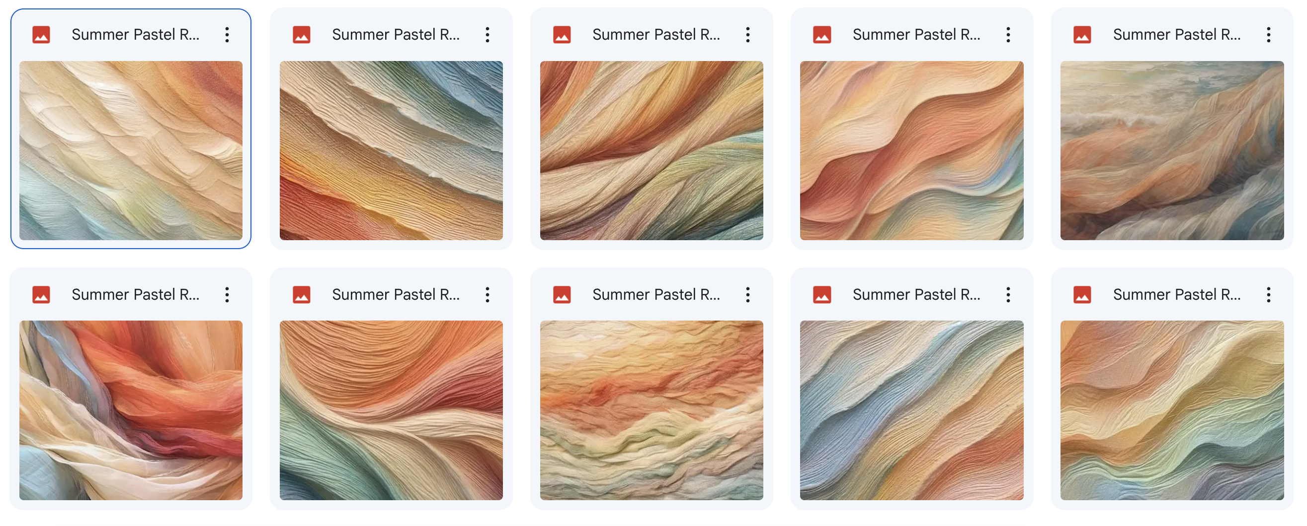 Magical Summer Pastel Rainbow Textures - Meg Bitton Productions