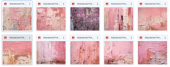 Magical Abandoned Pink Textures - Meg Bitton Productions