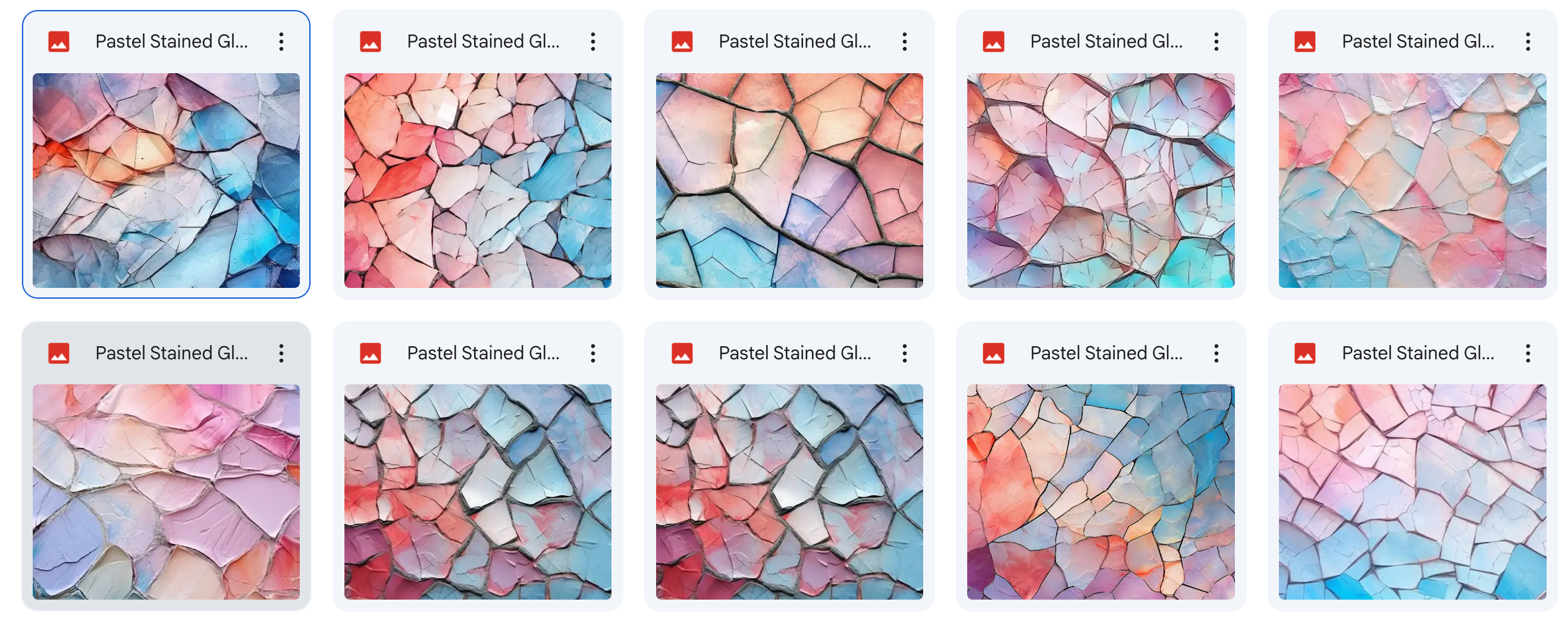 Magical Pastel Stained Glass Textures - Meg Bitton Productions