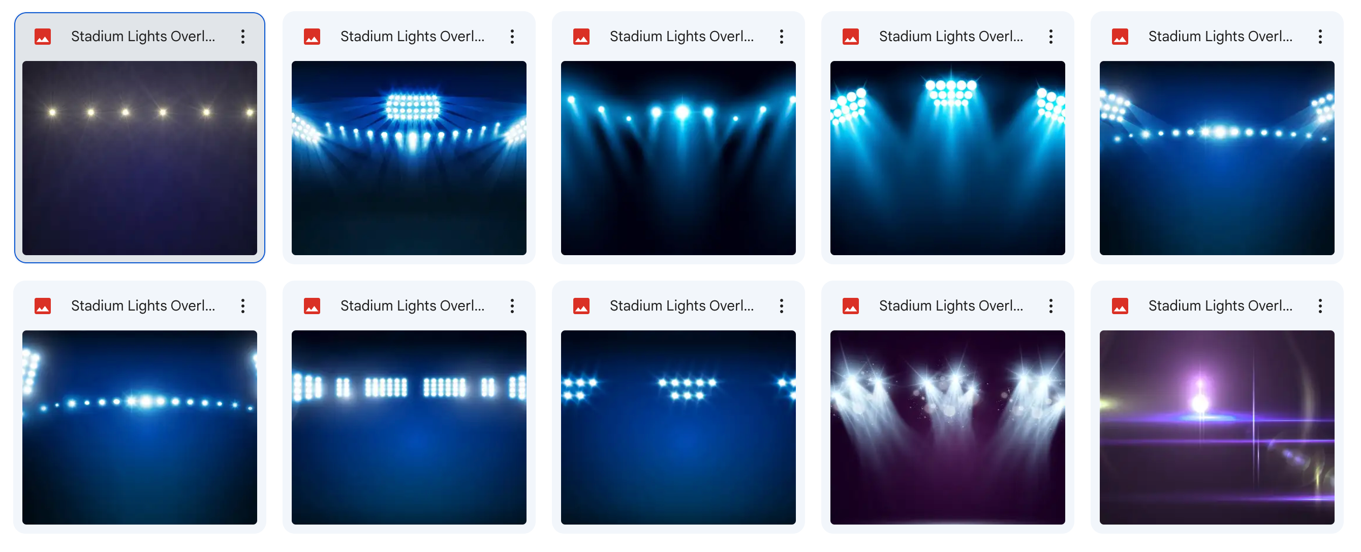 Magical Digital Overlays: Stadium Lights - Meg Bitton Productions