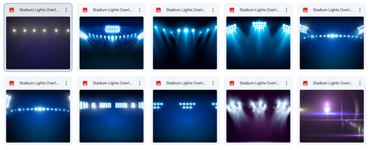 Magical Digital Overlays: Stadium Lights - Meg Bitton Productions