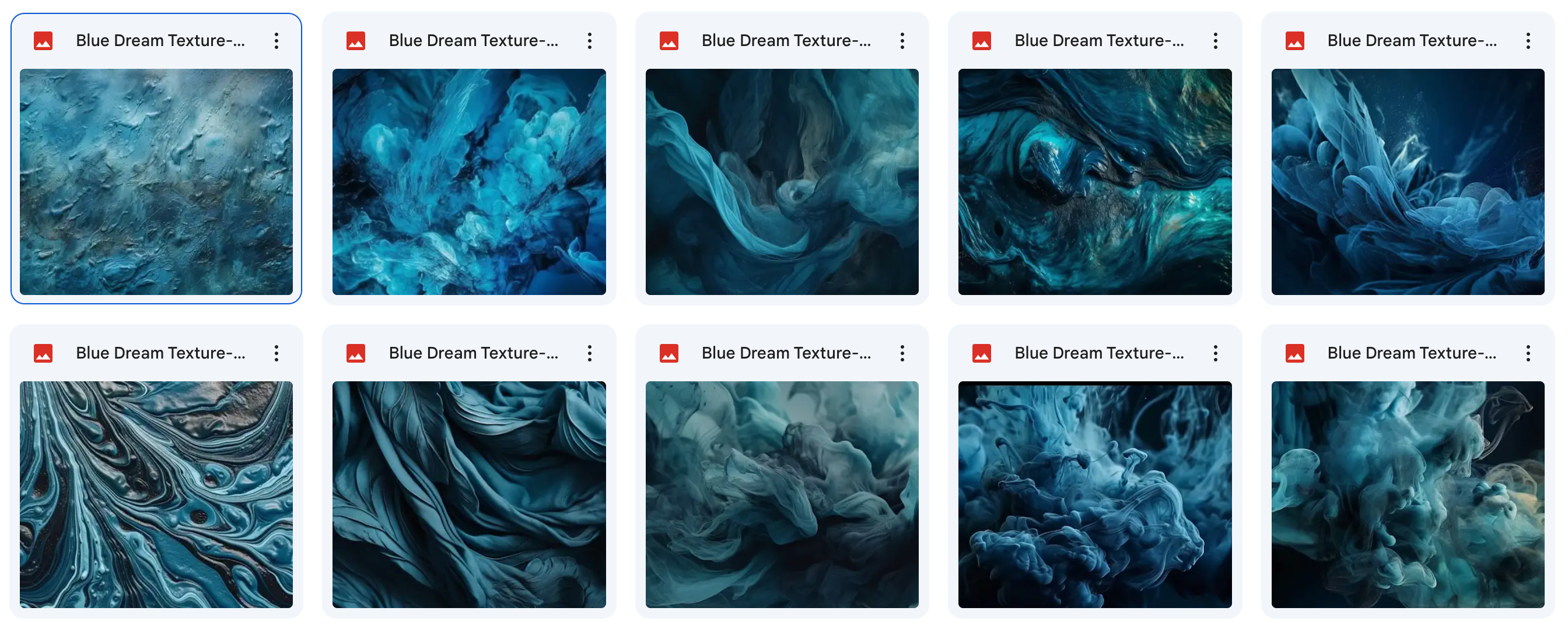 Magical Blue Dream Textures - Meg Bitton Productions